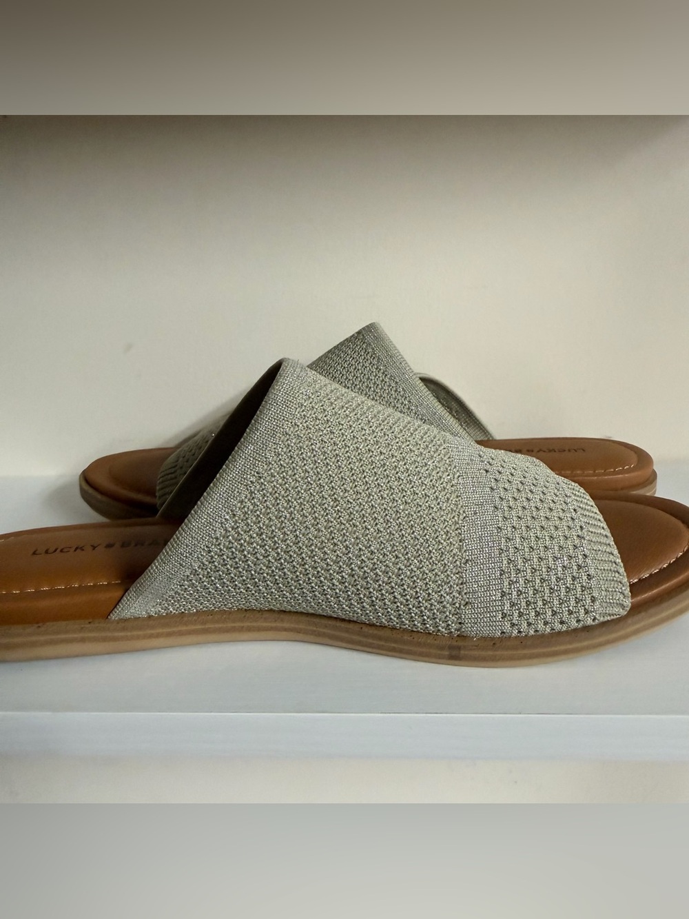 Lucky Brand Nekoda Flat Sandals in Tan Size 10 - Picture 6 of 9